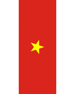 Bandiera: Vietnam |  bandiera ritratto | 3.5m² | 300x120cm 