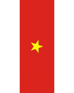 Bandiera: Vietnam |  bandiera ritratto | 6m² | 400x150cm 