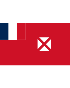 Table-Flag / Desk-Flag: Wallis and Futuna 15x25cm