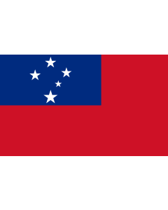 Flagge: XL+ Samoa  |  Querformat Fahne | 2.4m² | 120x200cm 