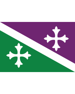 Bandera: Adjuntas, Puerto Rico | Adjuntas  municipality of Puerto Rico  - the 2 3 dimensions |  bandera paisaje | 1.35m² | 90x150cm 