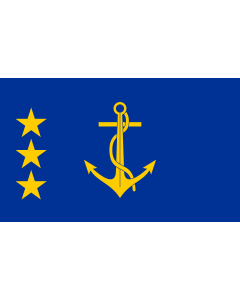 Flag: Admiral of VM East Germany |  landscape flag | 1.35m² | 14.5sqft | 90x150cm | 3x5ft 