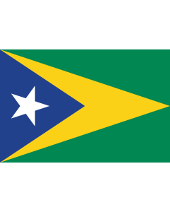 Flag: Aguas Buenas  municipality of Puerto Rico  - the colours |  landscape flag | 1.35m² | 14.5sqft | 90x150cm | 3x5ft 