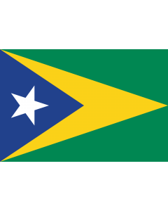 Flag: Aguas Buenas  municipality of Puerto Rico  - the colours |  landscape flag | 1.35m² | 14.5sqft | 90x150cm | 3x5ft 