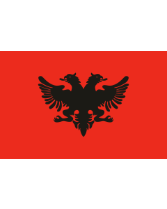 Flag: Provisional Government of Albania 1912-1914 |  landscape flag | 1.35m² | 14.5sqft | 90x150cm | 3x5ft 