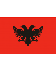 Flag: Provisional Government of Albania 1912-1914 |  landscape flag | 1.35m² | 14.5sqft | 90x150cm | 3x5ft 