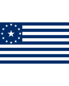 Bandiera: Alleged Mormon flag 1877 | An modern attempt to recreate an unofficial flag used by members of The Church of Jesus Christ of Latter-day Saints  Mormons  for the State of Deseret  i |  bandiera paesaggio | 1.35m² | 90x150cm 