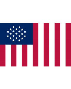 Flag: Allied States of America  Jericho | Allied States of America  from the TV series Jericho |  landscape flag | 1.35m² | 14.5sqft | 90x150cm | 3x5ft 