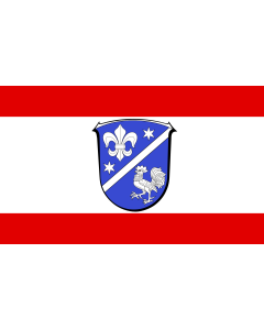 Flag: Alsbach-Hähnlein |  landscape flag | 1.35m² | 14.5sqft | 90x150cm | 3x5ft 