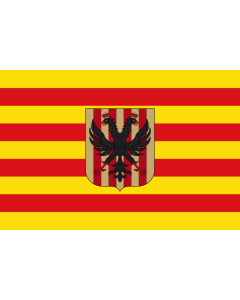 Flag: Altea, Spain |  landscape flag | 1.35m² | 14.5sqft | 90x150cm | 3x5ft 