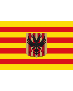 Flag: Altea, Spain |  landscape flag | 1.35m² | 14.5sqft | 90x150cm | 3x5ft 