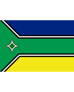 Flag: State of Amapá, Brazil |  landscape flag | 1.35m² | 14.5sqft | 90x150cm | 3x5ft 