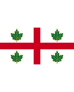 Flag: Anglican Church of Canada | A representation of the flag of the Anglican Church of Canada Argent |  landscape flag | 1.35m² | 14.5sqft | 80x160cm | 30x60inch 