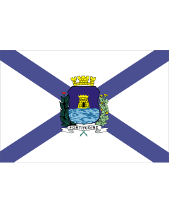 Flag: Antiga bandeira de Fortaleza |  landscape flag | 1.35m² | 14.5sqft | 90x150cm | 3x5ft 