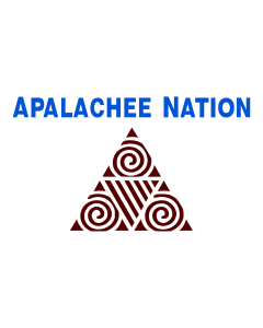 Bandera: Apalachee Nation |  bandera paisaje | 1.35m² | 90x150cm 