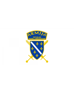 Flag: Army of the Republic of Bosnia and Herzegovina |  landscape flag | 1.35m² | 14.5sqft | 80x160cm | 30x60inch 
