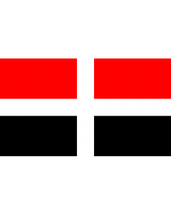 Bandera: Variación de la bandera independentista de Valle de Aosta |  bandera paisaje | 1.35m² | 90x150cm 