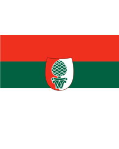 Flag: Augsburg |  landscape flag | 1.35m² | 14.5sqft | 90x150cm | 3x5ft 