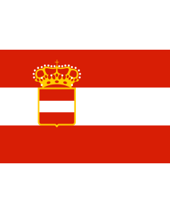 Flag: Austria-Hungary 1869-1914 naval 1786-1869 merchant |  landscape flag | 1.35m² | 14.5sqft | 90x150cm | 3x5ft 