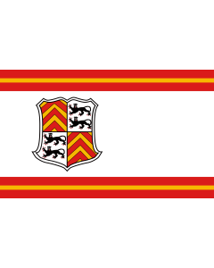 Flag: Babenhausen  Hessen , Hesse, Germany |  landscape flag | 1.35m² | 14.5sqft | 90x150cm | 3x5ft 