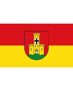 Flag: Former city of Bad Godesberg till 1969, there after flag of the Bad Godesberg district |  landscape flag | 1.35m² | 14.5sqft | 90x150cm | 3x5ft 