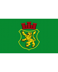 Flag: Town of Bad Münder, Germany |  landscape flag | 1.35m² | 14.5sqft | 90x150cm | 3x5ft 