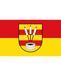 Flag: German municipaltity of Bad Zwischenahn, Germany |  landscape flag | 1.35m² | 14.5sqft | 90x150cm | 3x5ft 