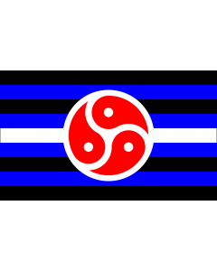 Flag: BDSM-rights-flag-Tanos | The BDSM Rights Flag |  landscape flag | 1.35m² | 14.5sqft | 90x150cm | 3x5ft 