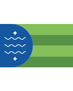 Flag: Bellingham Flag |  landscape flag | 1.35m² | 14.5sqft | 90x150cm | 3x5ft 