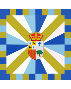 Flag: Bera | Municipio de Bera/Vera de Bidasoa  Navarra - España |  1.35m² | 14.5sqft | 120x120cm | 45x45inch 