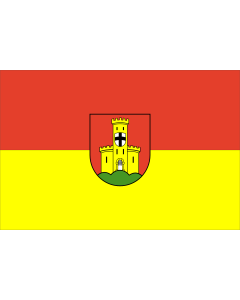 Flag: Bad Godesberg, a municipal district of Bonn |  landscape flag | 1.35m² | 14.5sqft | 90x150cm | 3x5ft 