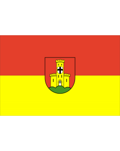 Flag: Bad Godesberg, a municipal district of Bonn |  landscape flag | 1.35m² | 14.5sqft | 90x150cm | 3x5ft 