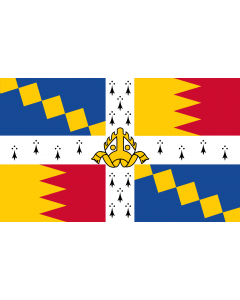Flag: Birmingham |  landscape flag | 1.35m² | 14.5sqft | 90x150cm | 3x5ft 