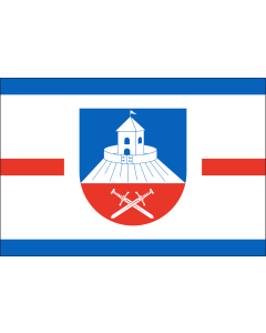 Flag: Municipality Borstorf in Schleswig-Holstein |  landscape flag | 1.35m² | 14.5sqft | 90x150cm | 3x5ft 