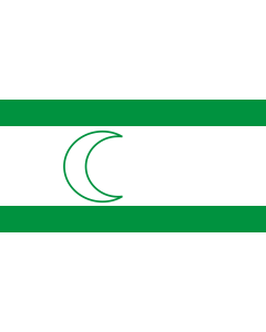 Flag: The national flag of the Bosniaks |  landscape flag | 1.35m² | 14.5sqft | 80x160cm | 30x60inch 