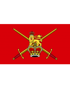 Flag: British Army |  landscape flag | 1.35m² | 14.5sqft | 90x150cm | 3x5ft 