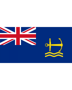 Bandera: British Royal Maritime Auxiliary Ensign |  bandera paisaje | 1.35m² | 80x160cm 