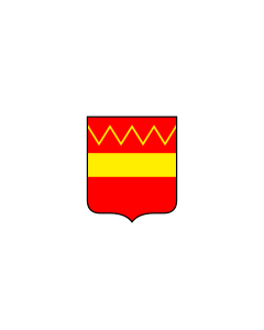 Flag: Brugelette | Municipal flag of Brugelette, Belgium |  landscape flag | 1.35m² | 14.5sqft | 90x150cm | 3x5ft 