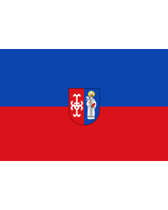 Flag: Brunssum vlag | Gemeente Brunssum, Limburg, Nederland |  landscape flag | 1.35m² | 14.5sqft | 90x150cm | 3x5ft 