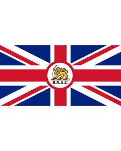 Flag: BSAC edit | British South Africa Company of Cecil Rhodes |  landscape flag | 1.35m² | 14.5sqft | 80x160cm | 30x60inch 