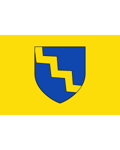 Flag: Municipality of Burg-Reuland |  landscape flag | 1.35m² | 14.5sqft | 90x150cm | 3x5ft 