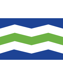 Flag: Burlington, Vermont |  landscape flag | 1.35m² | 14.5sqft | 90x150cm | 3x5ft 
