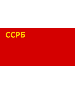 Flag: Byelorussian Soviet Socialist Republic flag |  landscape flag | 1.35m² | 14.5sqft | 80x160cm | 30x60inch 