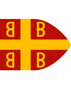 Bandiera: Byzantine imperial flag, 14th century |  bandiera paesaggio | 1.35m² | 100x140cm 