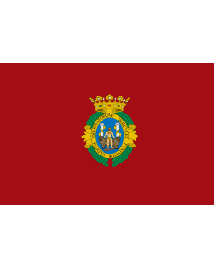 Flag: City of Cádiz, Spain |  landscape flag | 1.35m² | 14.5sqft | 90x150cm | 3x5ft 