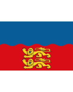 Flag: Calvados department in France |  landscape flag | 1.35m² | 14.5sqft | 90x150cm | 3x5ft 