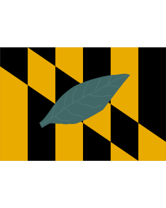 Flag: Calvert county, State of Maryland, U.S |  landscape flag | 1.35m² | 14.5sqft | 90x150cm | 3x5ft 