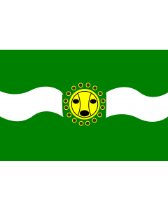 Flag: CamuyFlag | Camuy |  landscape flag | 1.35m² | 14.5sqft | 90x150cm | 3x5ft 