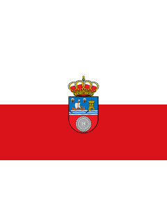 Flag: Cantabria  Official | Cantabria  España  La bandera propia de Cantabria es la formada por dos franjas horizontales de igual anchura |  landscape flag | 1.35m² | 14.5sqft | 90x150cm | 3x5ft 