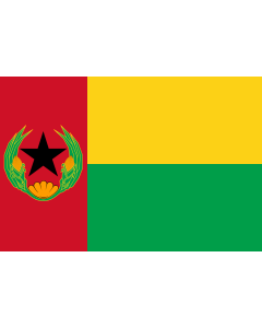 Flag: Cape Verde from 1975-1992. This flag was based on the flag Of Guinea-Bissau |  landscape flag | 1.35m² | 14.5sqft | 90x150cm | 3x5ft 